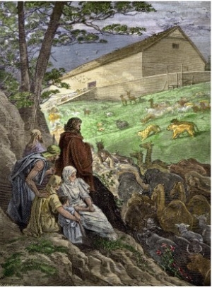 Animals Entering Noah