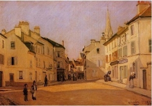 Street Scene in Marly