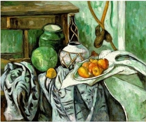 Still Life with Ginger Jar and Eggplants