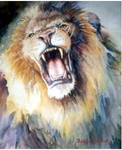 The Head of Roaring Lion