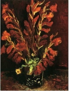 Vase with Gladiolas