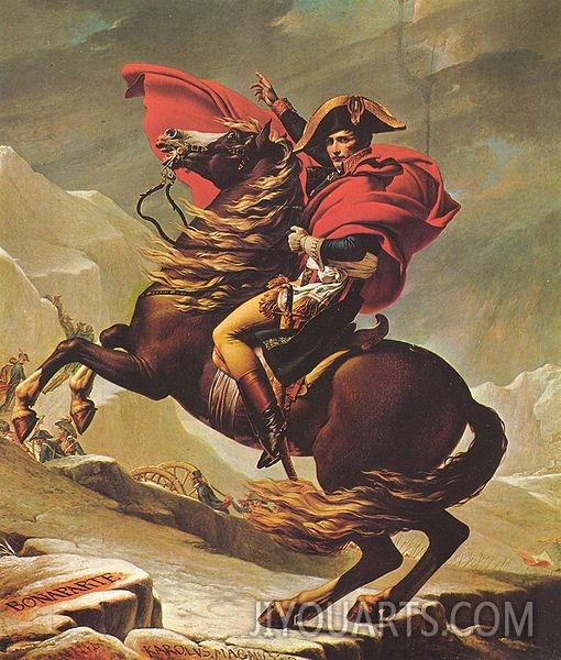 Napoleon überquert die Alpen