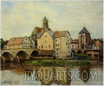 Moret sur Loing, Morning