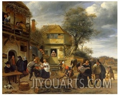Peasants before an Inn