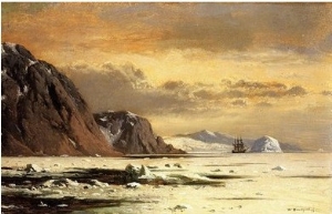 Seascape with Icebergs