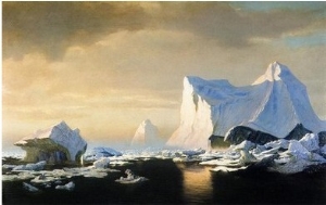 Seascape with Icebergs