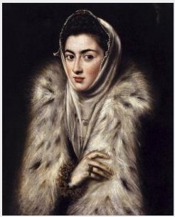 A Lady in a Fur Wrap 1577 80