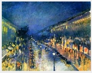 Boulevard Montmartre; Night Effect