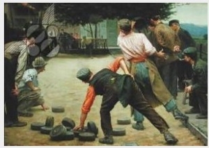 A Game of Bourles in Flanders 1911