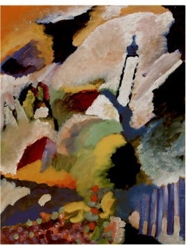 Kirche in Murnau, 1910