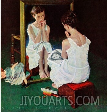 "Girl at the Mirror", March 6,1954