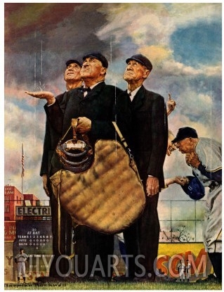 "Bottom of the Sixth" (Three Umpires), April 23,1949