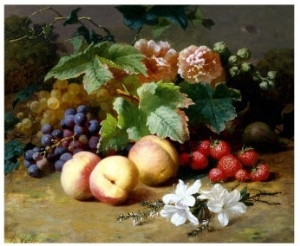 Still Life with Flowers and Fruit