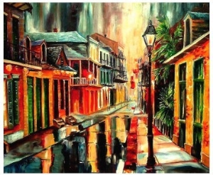 French Quarter Magic, silently street