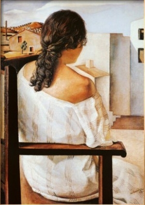 Muchacha de Espalda,Salvador Dali