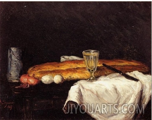 Still Life with Bread and Eggs