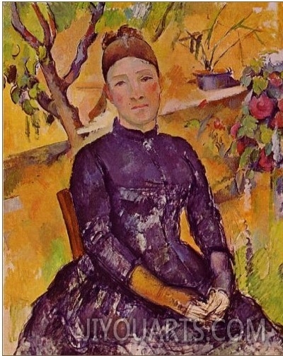Madame Cezanne in the Conservatory