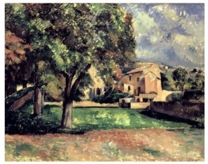 Trees in a park ,jas de Bouffan,1885 87