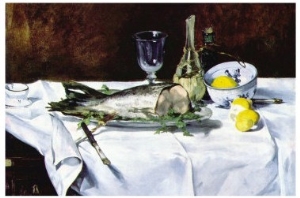 Still life with salmon