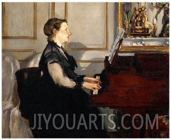 Madame Manet (Suzanne Leenhoff, 1830 1906) at the Piano