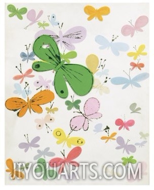 Butterflies, c1955 (big green in middle)