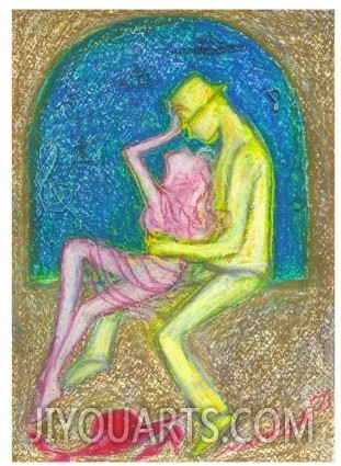 Scenery Where Lovers Relax in a Room