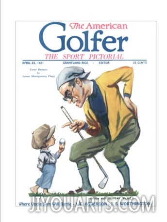 The American Golfer April 23, 1921