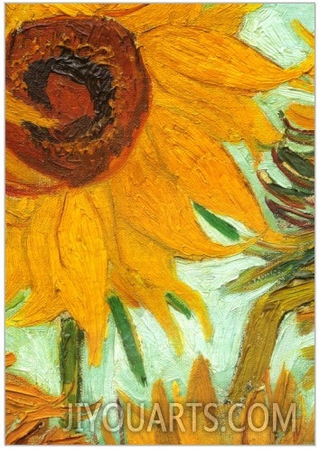 100% handmade oil painting,flowers  painting,Sunflowers, c1888,Vincent Van Gogh artwork
