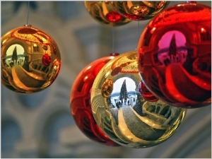 A Christmas Tree in Red Square in Moscow