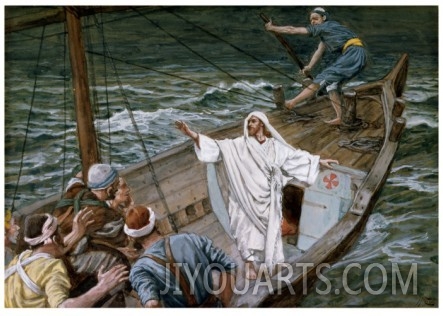 Christ Stilling the Tempest, Illustration for 