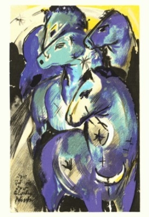 The Tower of Blue Horses, 1913