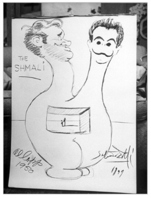 TV Show Schmali, with Cartoonist Al Capp and Dali Salvador