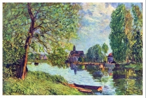 River Landscape at Moret Sur Loing