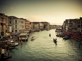 Grand Canal from the Rialto Venice Italy