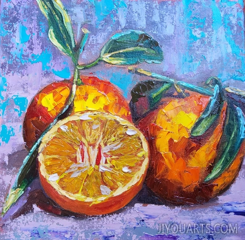 Orange painting Oil Painting