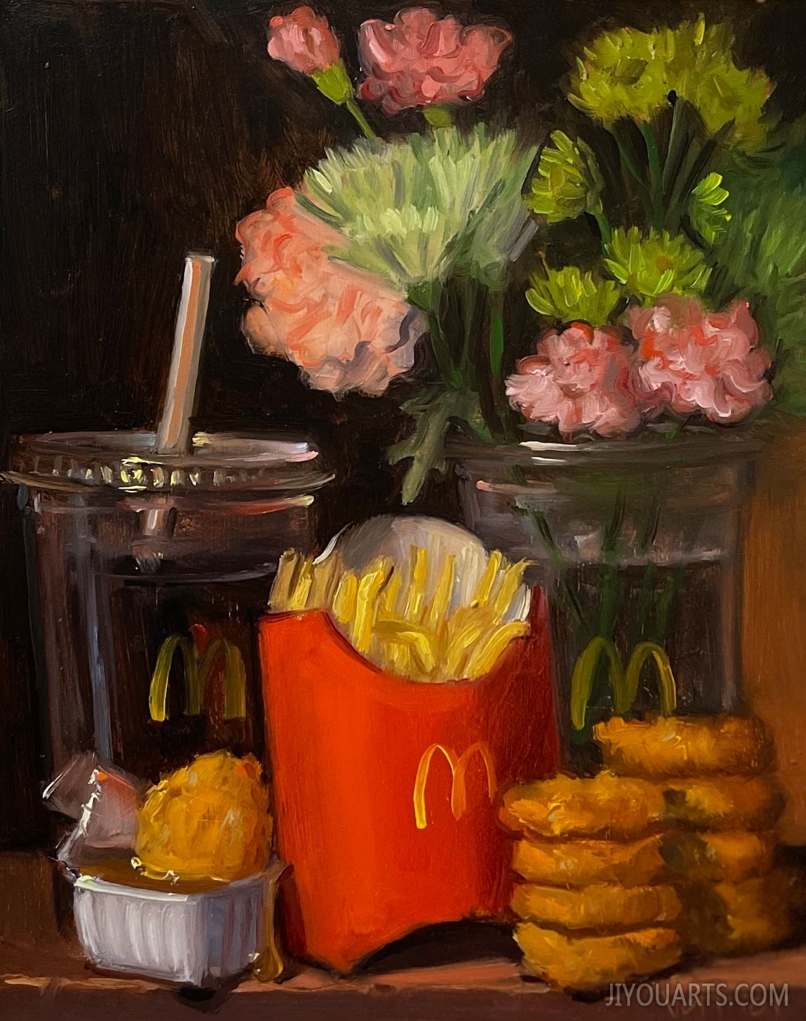 McNuggets   NOAH VERRIER Original still life oil painting