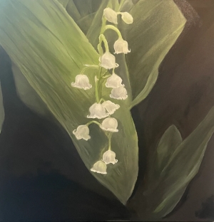 Customised Floral Oil Painting