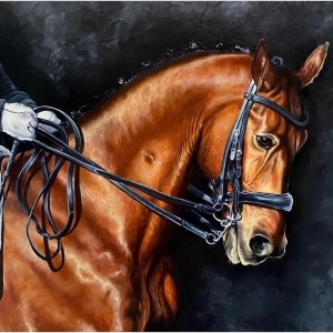 Horse Oil Painting, Custom Horse Portrait, Equine painting, Equine Oil Portrait, Custom Oil Painting, Equine Art, Horse Art, Original Art