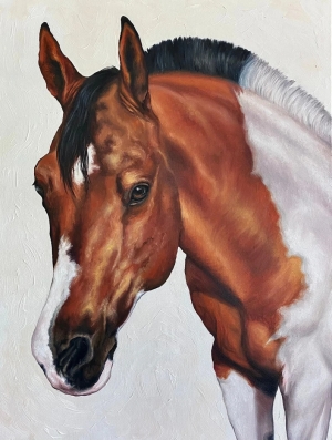 Horse Oil Painting, Custom Horse Portrait, Equine painting, Equine Oil Portrait, Custom Oil Painting, Equine Art