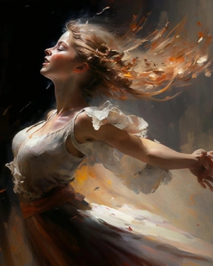 Dancing Girl Painting