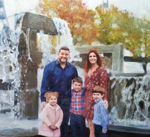 Custom oil portrait on canvas, Custom oil portrait, Commission oil painting from photo