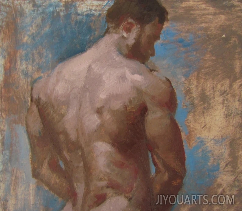 Naked man, Male torso,Male nude,Nude man,Nude art,Naked Man Art,Nude Oil Painting,Nude painting,Naked man body,Figure oil painting