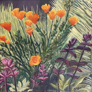 Garden Flowers Glicee Art Print